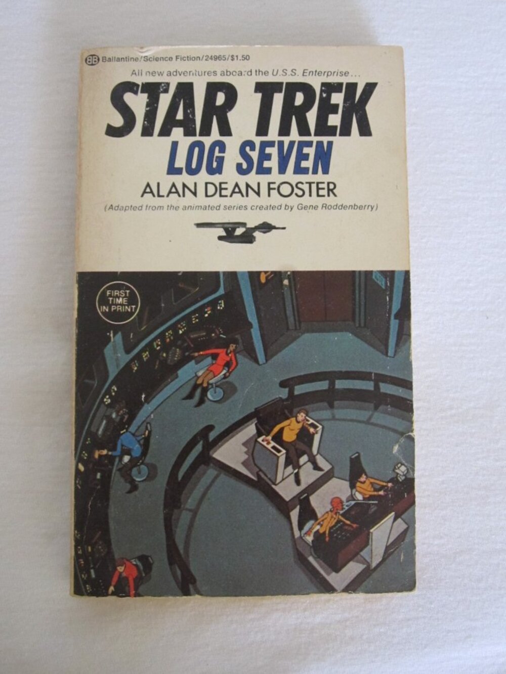 1976 Stra Trek p/b Book: Log Seven - 1st Edition